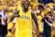 INDIANAPOLIS, IN - MAY 20: Lance Stephenson #1 of the Indiana Pacers celebrates after making a basket against the Miami Heat during Game Two of the Eastern Conference Finals of the 2014 NBA Playoffs at at Bankers Life Fieldhouse on May 20, 2014 in Indianapolis, Indiana. NOTE TO USER: User expressly acknowledges and agrees that, by downloading and or using this photograph, User is consenting to the terms and conditions of the Getty Images License Agreement. (Photo by Andy Lyons/Getty Images)
