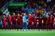 SEVILLE, SPAIN - MAY 30: Spain National Team players hold a minute of silence during an international friendly match between Spain and Bolivia at Estadio Ramon Sanchez Pizjuan on May 30, 2014 in Seville, Spain. (Photo by David Ramos/Getty Images)