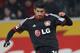 Leverkusen's Emre Can during the German first division Bundesliga soccer match between Borussia Moenchengladbach and Bayer 04 Leverkusen in Moenchengladbach, Germany, Friday, Feb. 7, 2014. (AP Photo/Frank Augstein)