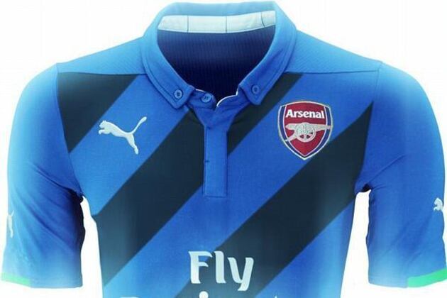Blue Is the Colour of 'Leaked' Image of Arsenal's Third Shirt