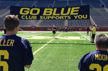 Photos: Michigan Fans Go Through Football Experience