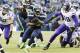 Nov 17, 2013; Seattle, WA, USA; Seattle Seahawks running back Christine Michael (33) carries the ball against the Minnesota Vikings during the second half at CenturyLink Field. Seattle defeated Minnesota 41-20. Mandatory Credit: Steven Bisig-USA TODAY Sports