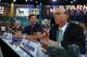 SECAUCUS, NJ - JUNE 5: Adam Everett and Paul Ricciarini representing the Houston Astros, look on before making the number one overall selection of Brady Aiken during the MLB First-Year Player Draft at the MLB Network Studio on June 5, 2014 in Secacucus, New Jersey. (Photo by Rich Schultz/Getty Images)