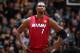 SAN ANTONIO, TX - JUNE 5: Chris Bosh #1 of the Miami Heat isolated in Game One of the 2014 NBA Finals at AT&T Center on June 5, 2014 in San Antonio, Texas. NOTE TO USER: User expressly acknowledges and agrees that, by downloading and/or using this photograph, user is consenting to the terms and conditions of the Getty Images License Agreement. Mandatory Copyright Notice: Copyright 2014 NBAE (Photo by Nathaniel S. Butler/NBAE via Getty Images)