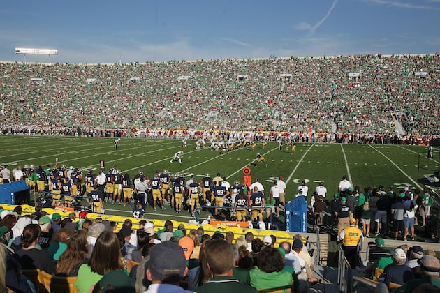 Tales Roll in About Reuse of Notre Dame Stadium Turf