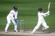 HOVE, ENGLAND - JUNE 03: James Taylor of Nottinghamshire hits out while Sussex's Matt Prior looks on during day three of the LV County Championship match between Sussex and Nottinghamshire at The BrightonandHoveJobs.com County Ground on June 03, 2014 in Hove, England. (Photo by Charlie Crowhurst/Getty Images)