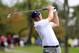 Oct 6, 2013; Dublin, OH, USA; Jordan Speith plays from the rough on the 11th fairway during the fourth round of the Presidents Cup at Muirfield Village Golf Club. Mandatory Credit: Allan Henry-USA TODAY Sports
