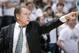 Michigan State coach Tom Izzo signals during the second half of an NCAA college basketball game against Ohio State, Tuesday, Jan. 7, 2014, in East Lansing, Mich. Michigan State won 72-68 in overtime. (AP Photo/Al Goldis)