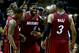 SAN ANTONIO, TX - JUNE 05: LeBron James #6 of the Miami Heat reacts after cramping up against the San Antonio Spurs during Game One of the 2014 NBA Finals at the AT&T Center on June 5, 2014 in San Antonio, Texas. NOTE TO USER: User expressly acknowledges and agrees that, by downloading and or using this photograph, User is consenting to the terms and conditions of the Getty Images License Agreement. (Photo by Andy Lyons/Getty Images)