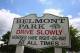 ELMONT, NY - JUNE 06: A sign is seen at Belmont Park on June 6, 2014 in Elmont, New York. On Saturday, June 7, California Chrome will attempt to win the triple crown with a win in the Belmont Stakes. (Photo by Streeter Lecka/Getty Images)