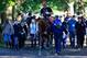 ELMONT, NY - JUNE 06: Assistant trainer Alan Sherman leads Kentucky Derby and Preakness winner California Chrome, with exercise rider Willie Delgado up back to the barn after a morning workout in preparation for the 146th running of the Belmont Stakes at Belmont Park on June 6, 2014 in Elmont, New York. (Photo by Rob Carr/Getty Images)