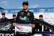 LONG POND, PA - JUNE 06: Denny Hamlin, driver of the #11 FedEx Ground Toyota, poses with the Coors Light Pole Award after qualifying for the pole during qualifying for the NASCAR Sprint Cup Series Pocono 400 at Pocono Raceway on June 6, 2014 in Long Pond, Pennsylvania. (Photo by Jeff Zelevansky/Getty Images)