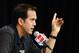 SAN ANTONIO, TX JUNE 6: Erik Spoelstra, head coach of the Miami Heat addresses the media during media availability as part of the 2014 NBA Finals on June 6, 2014 at the Spurs Practice Facility in San Antonio, Texas. NOTE TO USER: User expressly acknowledges and agrees that, by downloading and or using this photograph, User is consenting to the terms and conditions of the Getty Images License Agreement. Mandatory Copyright Notice: Copyright 2014 NBAE (Photo by Garrett Ellwood/NBAE via Getty Images)