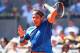 MADRID, SPAIN - MAY 09: Rafael Nadal of Spain plays a forehand in his match against Tomas Berdych of Czech Republic during day seven of the Mutua Madrid Open tennis tournament at the Caja Magica on May 9, 2014 in Madrid, Spain. (Photo by Julian Finney/Getty Images)