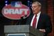 SECAUCUS, NJ - JUNE 5: Commissioner Allan H. Bud Selig speaks at the podium during the MLB First-Year Player Draft at the MLB Network Studio on June 5, 2014 in Secacucus, New Jersey. (Photo by Rich Schultz/Getty Images)