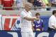JACKSONVILLE, FL - JUNE 07: Midfielder Michael Bradley #4 of the United States yells over at forward Clint Dempsey #8 (not pictured) during the international friendly match against Nigeria at EverBank Field on June 7, 2014 in Jacksonville, Florida. (Photo by Mike Zarrilli/Getty Images)