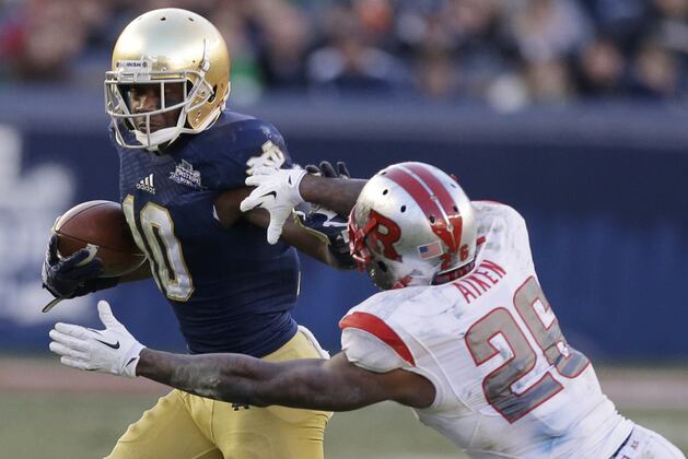 Notebook: Notre Dame's DaVaris Daniels Makes Delayed Impression