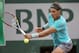 May 26, 2014; Paris, France; Rafael Nadal (ESP) in action during his match against Robby Ginepri (USA) on day two at the 2014 French Open at Roland Garros. Mandatory Credit: Susan Mullane-USA TODAY Sports