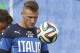 Italy defender Ignazio Abate looks the ball as he controls its during a training session of Italy in Mangaratiba, Brazil, Saturday, June 7, 2014. Italy play in group D of the 2014 soccer World Cup. (AP Photo/Antonio Calanni)