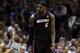 SAN ANTONIO, TX - JUNE 08: LeBron James #6 of the Miami Heat reacts against the San Antonio Spurs during Game Two of the 2014 NBA Finals at the AT&T Center on June 8, 2014 in San Antonio, Texas. NOTE TO USER: User expressly acknowledges and agrees that, by downloading and or using this photograph, User is consenting to the terms and conditions of the Getty Images License Agreement. (Photo by Andy Lyons/Getty Images)