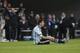 Argentina's Lionel Messi reacts after being fouled during an international friendly soccer match against Slovenia in La Plata, Argentina, Saturday, June 7, 2014. Argentina is leaving June 9 for Brazil to compete in the World Cup. (AP Photo/Eduardo Di Baia)