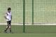 German's national soccer head coach Joachim Loew waits for his players during a training session near Porto Seguro, Brazil, Monday, June 9, 2014. Germany will play in group G of Brazi's 2014 soccer World Cup. (AP Photo/Matthias Schrader)