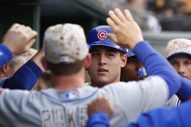 Rizzo's HR, Two Doubles Lead Cubs to 7-3 Win