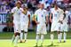 HARRISON, NJ - JUNE 01: John Brooks #6 of United States and teammates Clint Dempsey #8,Michael Bradley #4,Geoff Cameron #20 and Julian Green #16 wait for the corner kick in the second half against Turkey during an international friendly match at Red Bull Arena on June 1, 2014 in Harrison, New Jersey.The United States defeated Turkey 2-1. (Photo by Elsa/Getty Images)