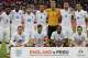 England national soccer team players pose for a group photograph before the international friendly soccer match between England and Peru at Wembley Stadium in London, Friday, May 30, 2014. Pictured are, back row from left, Daniel Sturridge, Danny Welbeck, Adam Lallana, Phil Jagielka, goalkeeper Joe Hart, Gary Cahill, Jordan Henderson and front row, from left, Wayne Rooney, Steven Gerrard, Glen Johnson and Leighton Baines. (AP Photo/Matt Dunham)