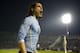 Uruguay's Edinson Cavani celebrates after scoring against Slovenia during a friendly soccer match in Montevideo, Uruguay, Wednesday, June 4, 2014. (AP Photo/Matilde Campodonico)