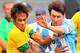 EAST RUTHERFORD, NJ - JUNE 9: Neymar #11 of Brazil battles Lionel Messi #10 of Argentina during the first half of an international friendly soccer match on June 9, 2012 at MetLife Stadium in East Rutherford, New Jersey. (Photo by Rich Schultz/Getty Images)