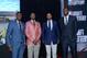 NEW YORK - MAY 20: Former University of Kansas players Andrew Wiggins, Markieff Morris, Marcus Morris and Joel Embiid poses for a photo at a reception prior to the 2014 NBA Draft Lottery on May 20, 2014 at the ABC News' 'Good Morning America' Times Square Studio in New York City. NOTE TO USER: User expressly acknowledges and agrees that, by downloading and/or using this photograph, user is consenting to the terms and conditions of the Getty Images License Agreement. Mandatory Copyright Notice: Copyright 2014 NBAE (Photo by Jennifer Pottheiser/NBAE via Getty Images)