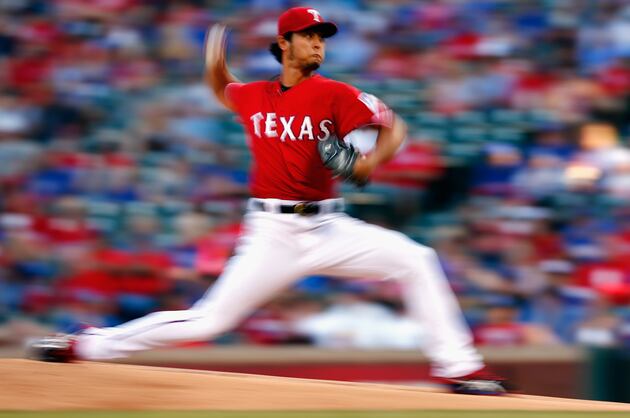 Darvish Tosses 1st Career CG Shutout in Win vs. MIA