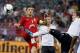 Portugal's Cristiano Ronaldo, left, and Germany's Holger Badstuber vie for the ball during the Euro 2012 soccer championship Group B match between Germany and Portugal in Lviv, Ukraine, Saturday, June 9, 2012. (AP Photo/Frank Augstein)