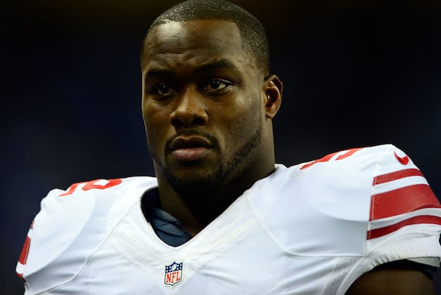 Jon Beason Carted off Field at Giants OTAs