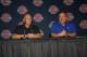 AUBURN HILLS - JUNE 4: Detroit Pistons Head Coach and President of Basketball Operations Stan Van Gundy introduces new Detroit Piston General Manager Jeff Bower at a press conference on June 4, 2014 at Palace of Auburn Hills in Auburn Hills, Michigan.NOTE TO USER: User expressly acknowledges and agrees that, by downloading and/or using this photograph, User is consenting to the terms and conditions of the Getty Images License Agreement. Mandatory Copyright Notice: Copyright 2014 NBAE (Photo by Allen Einstein/NBAE via Getty Images)