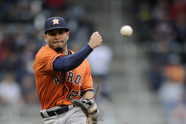 Astros Lineup: Altuve (Oblique) Returns vs. D-Backs