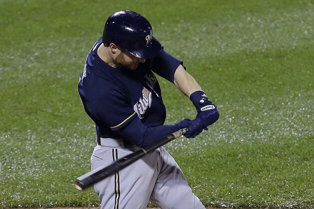 Lucroy on Pace to Top Overbay's Doubles Mark