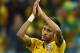 SAO PAULO, BRAZIL - JUNE 12: Neymar of Brazil acknowledges the fans in the second half during the 2014 FIFA World Cup Brazil Group A match between Brazil and Croatia at Arena de Sao Paulo on June 12, 2014 in Sao Paulo, Brazil. (Photo by Buda Mendes/Getty Images)