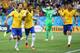 SAO PAULO, BRAZIL - JUNE 12: Neymar of Brazil (C) celebrates his second goal with Hernanes in the second half during the 2014 FIFA World Cup Brazil Group A match between Brazil and Croatia at Arena de Sao Paulo on June 12, 2014 in Sao Paulo, Brazil. (Photo by Adam Pretty/Getty Images)