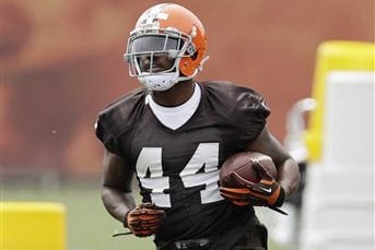Ben Tate Doesn't See Any Competition for Browns' Running Back Spot