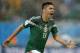 Mexico's Oribe Peralta celebrates his goal during the second half of the group A World Cup soccer match between Mexico and Cameroon in the Arena das Dunas in Natal, Brazil, Friday, June 13, 2014. (AP Photo/Eduardo Verdugo)