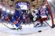 AP10ThingsToSee- New York Rangers defenseman Anton Stralman (6) reaches to save the puck from crossing the goal line as Los Angeles Kings center Jeff Carter (77) tries to score from behind New York Rangers goalie Henrik Lundqvist (30) in the first period during Game 4 of the NHL hockey Stanley Cup finals, Wednesday, June 11, 2014, in New York. (AP Photo/Bruce Bennett, Pool)