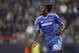Chelsea's Romelu Lukaku gestures during the soccer Super Cup final between Champions League winner Bayern Munich and Europa League winner Chelsea FC at the Eden Stadium in Prague Friday, Aug. 30, 2013. (AP Photo/Michael Sohn)
