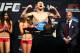 Jan 31, 2014; Newark, NJ, USA; John Lineker (not pictured) and Ali Bagautinov weigh in for their flyweight bout at Prudential Center. Mandatory Credit: Joe Camporeale-USA TODAY Sports