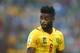 NATAL, BRAZIL - JUNE 13: Alex Song of Cameroon looks on during the 2014 FIFA World Cup Brazil Group A match between Mexico and Cameroon at Estadio das Dunas on June 13, 2014 in Natal, Brazil. (Photo by Julian Finney/Getty Images)