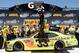 BROOKLYN, MI - JUNE 14: Paul Menard, driver of the #33 Nibco/Menards Chevrolet, celebrates in Victory Lane after winning the NASCAR Nationwide Series Ollie's Bargain Outlet 250 at Michigan International Speedway on June 14, 2014 in Brooklyn, Michigan. (Photo by Jason Miller/Getty Images)