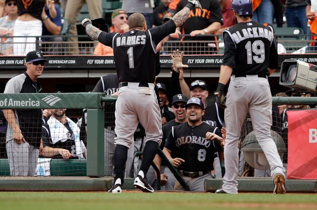 Rockies Score Twice in Ninth to Stun Giants