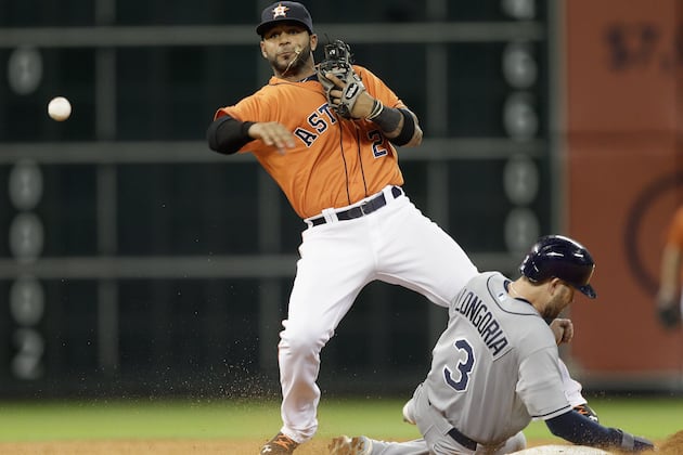 Dominguez Leads Astros over Rays 7-3
