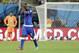 Italy's Mario Balotelli applauds after being replaced in the second half of the group D World Cup soccer match between England and Italy at the Arena da Amazonia in Manaus, Brazil, Saturday, June 14, 2014. (AP Photo/Antonio Calanni)